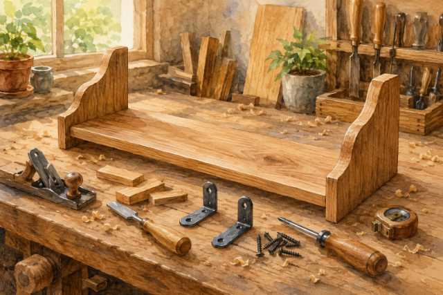 wooden-bench-construction